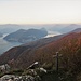 La vista sul Lago di Lugano dal Monte Orsa non è molto dissimile da quella che si ha dal Monte Pravello.