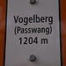 Vogelberg (1204,1m), der höchste Punkt der Passwangkette.