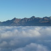 Panorama über dem Nebelmeer von der Bergstation Brüsti aus gesehen I