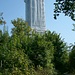 Der eingepackte Aussichtsturm auf der Alti Stell. Ab 2008 ist er wieder offen ;-)