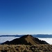 Rückbllick mit Tegernseer Berge als Hintergrunduntermaltung
