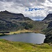 Blick von der Murgseefurggel zum obersten Murgsee