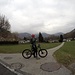<b>Raggiunto il nucleo di Novaggio (641 m) posso continuare alla ruota di un altro biker, su un comodo tratto asfaltato.</b>