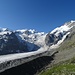 Im Abstieg zur Seitenmoräne des Morteratsch-Gletschers.