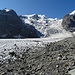 Auf dem Morteratsch-Gletscher: Blick aufwärts.