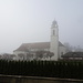 Kirche von Mümliswil im Nebel