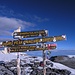 bei absolut bestem Wetter, kein Wind, haben wir um 7:30Uhr den Gipfel vom Kilimanjaro den Uhuru Peak 5895m erreicht! 