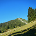 Die Klesiwand über der Tiefenseealpe