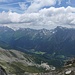 Schöne Aussicht auf die Zillertaler Alpen. Unten das Pfitschtal.