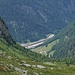 Blick tief runter ins Tal zum Brennerpass. es ist noch ein weiter Weg.