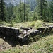 Fundament der alten Jagdhütte Görings