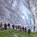 Il gruppo davanti al ghiacciaio