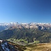 Blick übers Wipptal in die Stubiaer Alpen