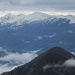 Monte Nudo 1235 mt panorama sui monti della Lema-Tamaro.