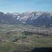 Blick nach Saalfelden, dahinter Berchtesgadener Alpen