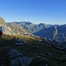 Abstieg zur Alpe Magnello in den letzten Sonnenstrahlen leuchten...