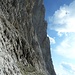 39 Eine Vorzeigetour der Dolomiten, die berühmte Schleierkante. Sie endet auf der "Kleinen" des Geschwisterpaars,