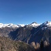 Panorami verso la casera di Monte Colle