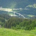 Tiefblick 2 zur [https://de.wikipedia.org/wiki/Umfahrung_Klosters Sunnibergbrücke]
