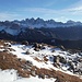Blick vom Schönjöchl in die Dolomiten