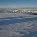 Auf dem Gipfelplateau mit Blick zu den Zillertaler Alpen