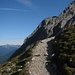 oberhalb Coburger Hütte, Blick auf Taya-Klettersteig