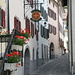 Die schmucke Altstadt von Saillon, wo sich übrigens das [http://www.saillon.ch/fr/index.php?option=com_content&task=view&id=273&Itemid=84 Musée de la fausse monnaie] befindet