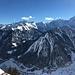 Blick auf Linthal und das morgige Gipfelziel
