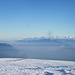 Monte Lema 161 mt: panorama sulla Valcuvia, Val Travaglia e, in fondo Prealpi Biellesi, Prealpi del Verbano.