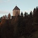 Erster Blick auf Burg Schöneck