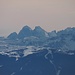 Zoomaufnahme in die Dolomiten