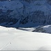 Links gehts richtung Chleb, rechts ginge es via Tritt zur Skihütte Obererbs