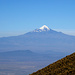 Citlaltepetl seen from La Malinche, von Westen. Die Route läuft mehr oder weniger den Jamampa Gletscher von links nach rechts hoch.<br />Citaltepetl, 5636 Meter, Prominenz 4922 Meter.<br />Citaltepetl, or Pico de Orizaba, ist der 7. prominenteste Berg der Erde