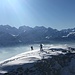 Arrivée au sommet, au fond Blümlisalp et Doldenhorn