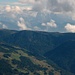 Wolkenverhangener Dolomitenblick von der Radlspitze