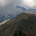 Kollmanspitze, Wolkenstimmung; im Hintergrund das Sarner Weißhorn