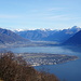 Und noch einmal ein Blick über Ascona und über den See.