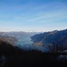 Dalla Forcella dei Corni il panorama si apre sul Lago di Como.