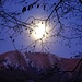 La luna splende sopra il Palanzone.