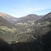 scendendo verso Bruzzella : panorama sulla Valle di Muggio