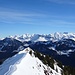 Blick vom Hauptgipfel in die Melchtaler Alpen
