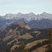 Blick über Bürglkopf zu den Loferer Steinbergen