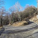<b>Bivio di Cragno (856 m).<br />Persiste il bel tempo invernale, con temperature al di sopra della media pluriennale.</b>