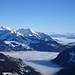 Blick vom Gipfel: Alpstein und Rätikon ..