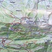Mit dem blauen Karteneintrag und der Beschreibung sollte die Route zu finden sein. Der alte Alpweg im unteren Teil ist in der Schweizer LK noch verzeichnet