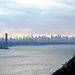 Manhattan von den Palisades aus gesehen, mit GWB