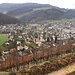 Vom Weg oberhalb des Rebbergs am Dieleberg aus, Blick über Oberdorf.