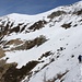  in fondo l'alpe Vallaa m. 1887 , la massima quota raggiunta oggi.<br /> il sentiero si trova sotto la stalla a ca. 20 m