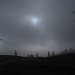 Die Sonne kämpft an der Alpe gegen den Nebel / Il sole lotta contra la nebbia