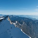 Nordend mit Berner Alpen im Hintergrund